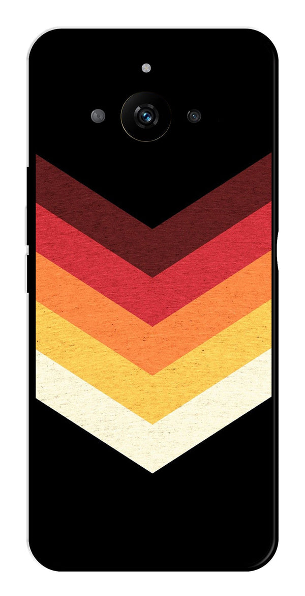 MultiColor Arrow Metal Mobile Case for Realme Narzo 60 5G   (Design No -04)