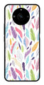 Colorful Feathers Metal Mobile Case for Realme Narzo 60 5G   (Design No -06)