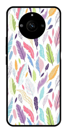Colorful Feathers Metal Mobile Case for Realme Narzo 60 5G