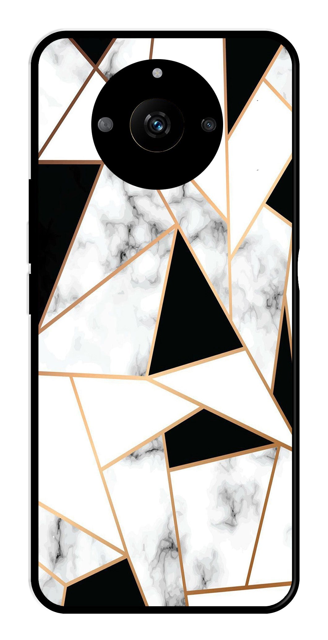 Marble Design2 Metal Mobile Case for Realme Narzo 60 5G   (Design No -08)