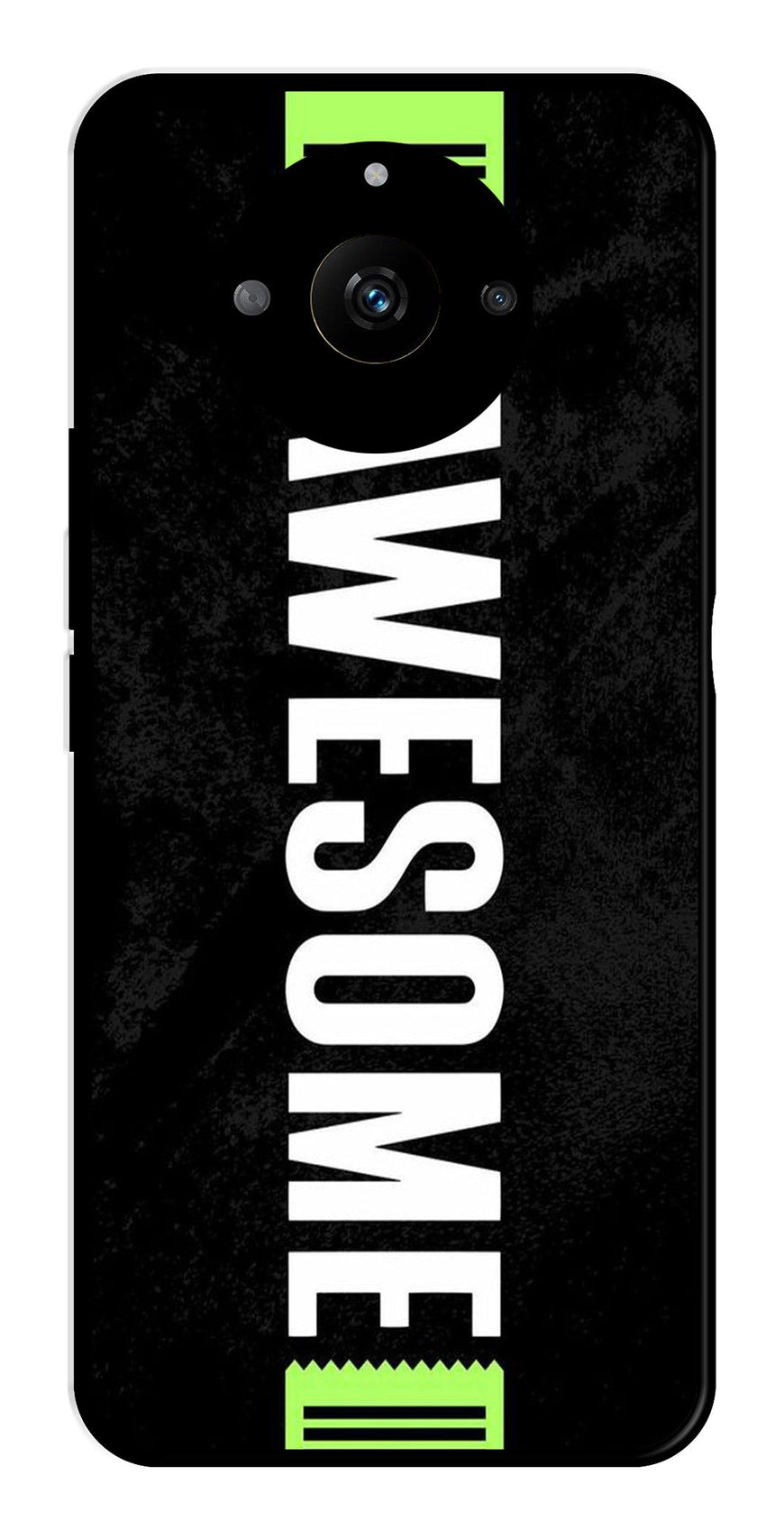 Awesome Metal Mobile Case for Realme Narzo 60 5G   (Design No -33)