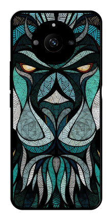 Lion Pattern Metal Mobile Case for Realme Narzo 60 5G