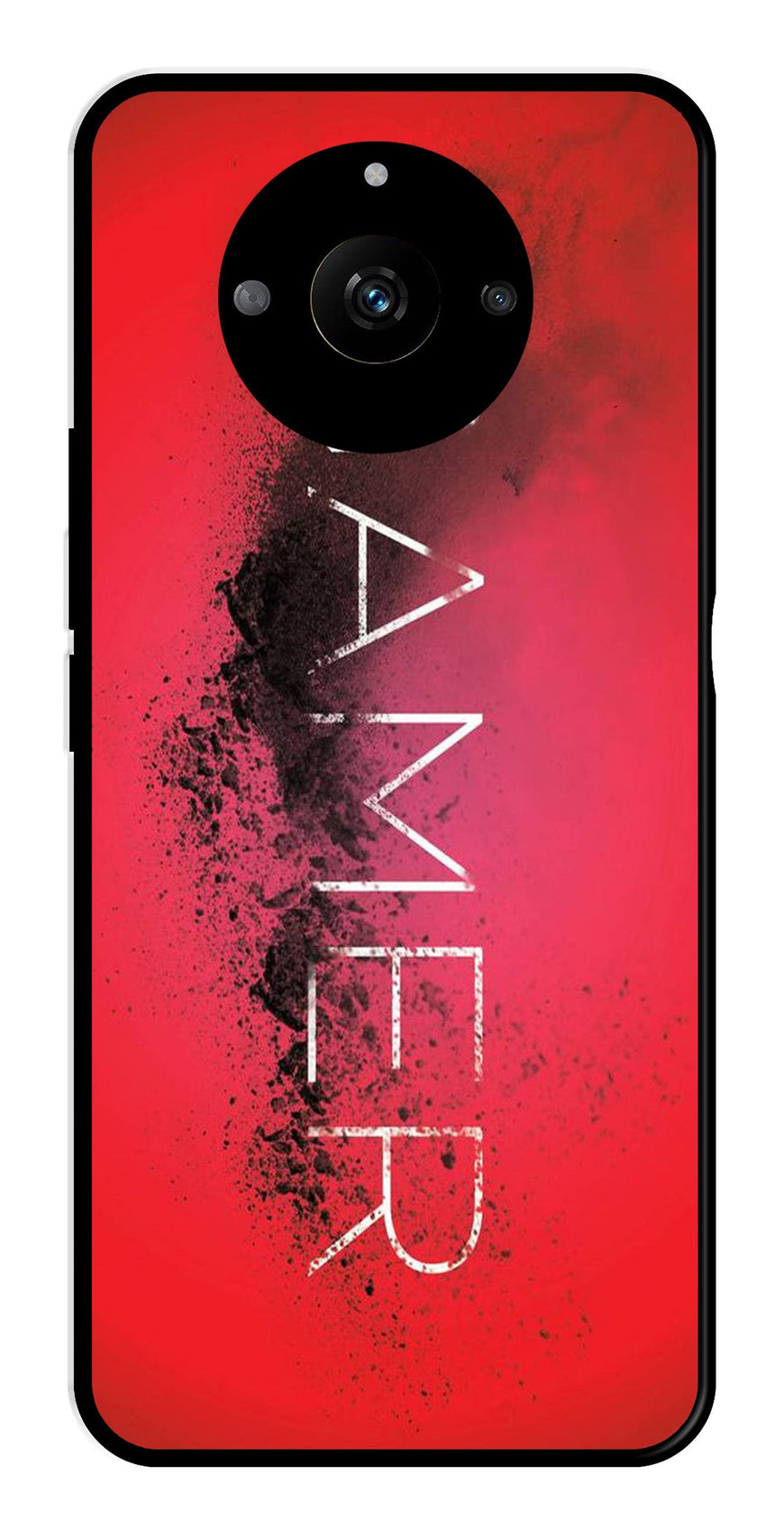 Gamer Pattern Metal Mobile Case for Realme Narzo 60 5G   (Design No -41)