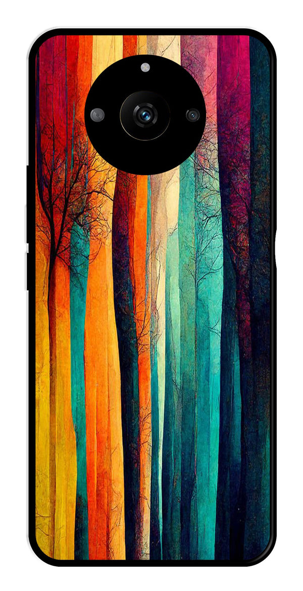 Modern Art Colorful Metal Mobile Case for Realme Narzo 60 5G   (Design No -47)