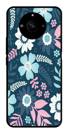 Flower Leaves Design Metal Mobile Case for Realme Narzo 60 5G