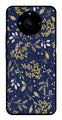 Floral Pattern  Metal Mobile Case for Realme Narzo 60 5G   (Design No -52)