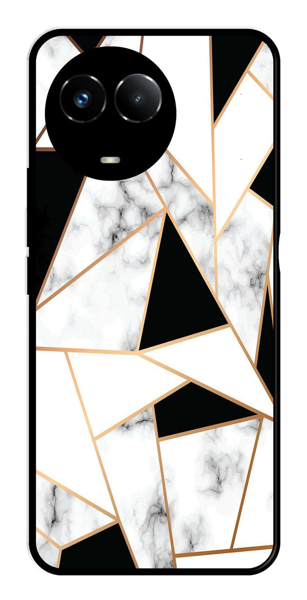 Marble Design2 Metal Mobile Case for Realme Narzo 60X 5G   (Design No -08)