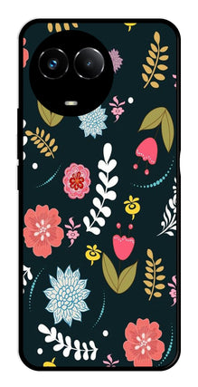 Floral Pattern2 Metal Mobile Case for Realme Narzo 60X 5G
