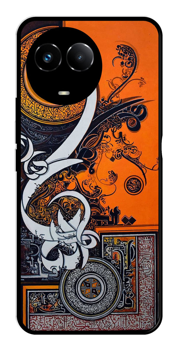 Qalander Art Metal Mobile Case for Realme Narzo 60X 5G   (Design No -16)