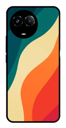 Muted Rainbow Metal Mobile Case for Realme Narzo 60X 5G