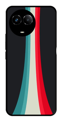 Modern Art Colorful Metal Mobile Case for Realme Narzo 60X 5G