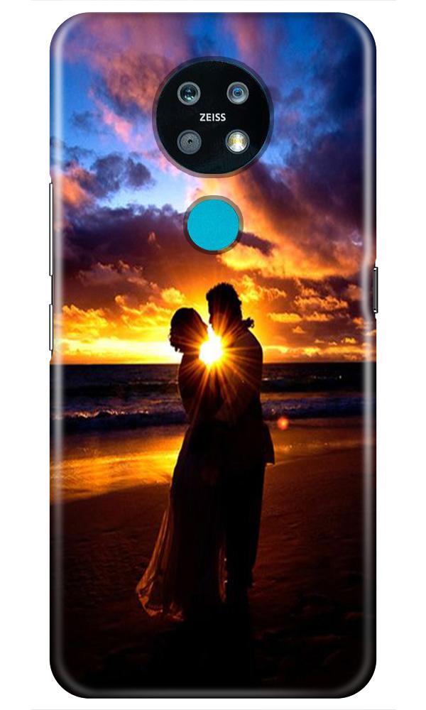 Couple Sea shore Case for Nokia 7.2