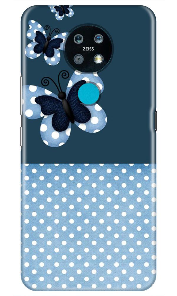 White dots Butterfly Case for Nokia 7.2