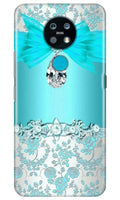 Shinny Blue Background Case for Nokia 6.2