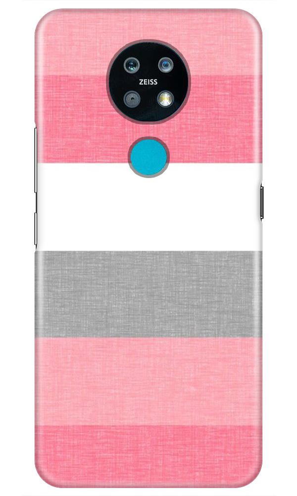 Pink white pattern Case for Nokia 7.2