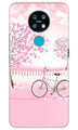 Pink Flowers Cycle Case for Nokia 7.2  (Design - 102)