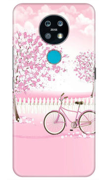 Pink Flowers Cycle Case for Nokia 7.2  (Design - 102)