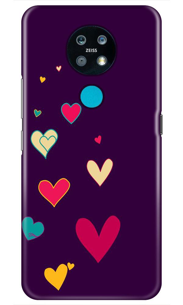 Purple Background Case for Nokia 7.2  (Design - 107)