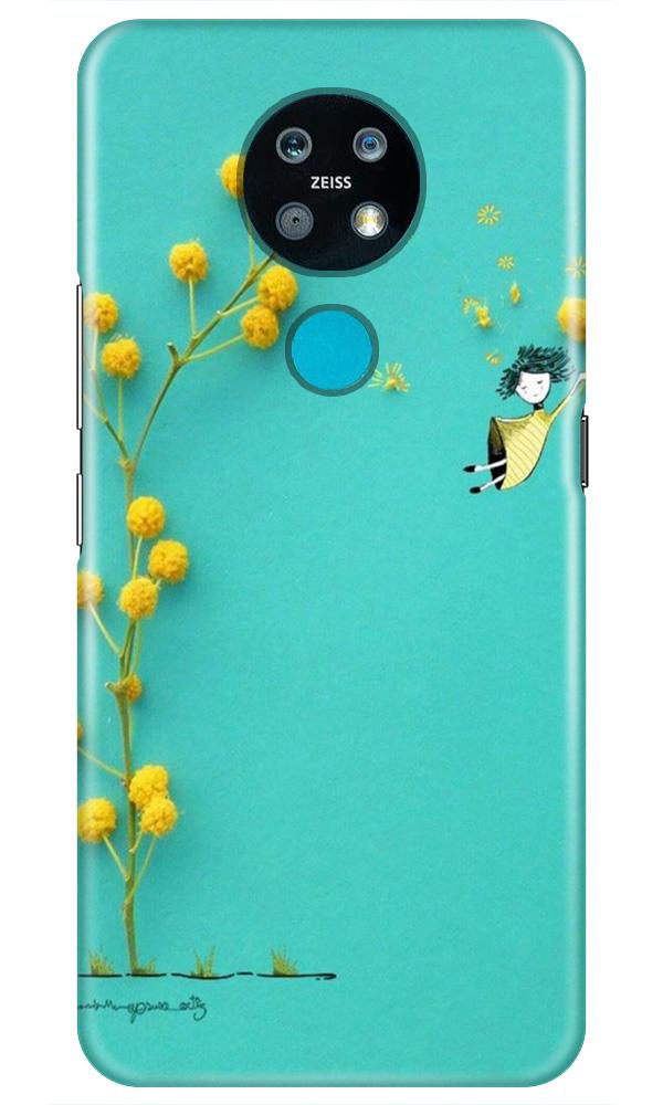 Flowers Girl Case for Nokia 6.2 (Design No. 216)