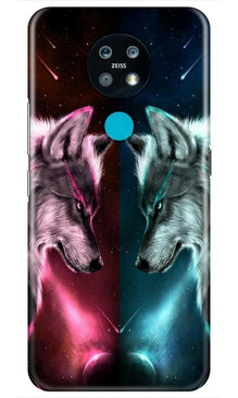 Wolf fight Case for Nokia 7.2 (Design No. 221)