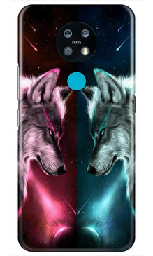 Wolf fight Case for Nokia 6.2 (Design No. 221)