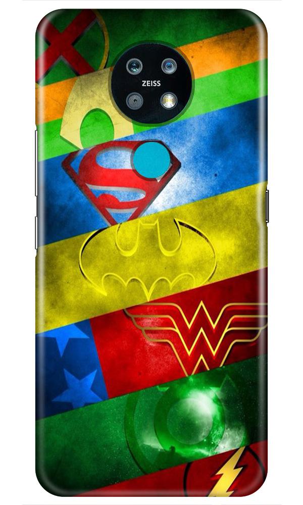 Superheros Logo Case for Nokia 7.2 (Design No. 251)