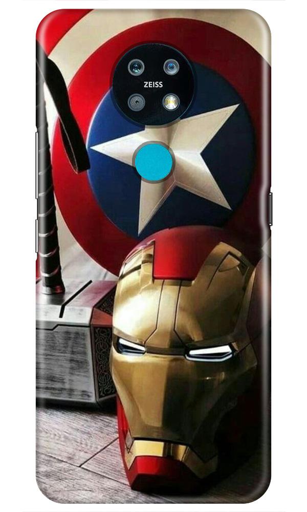 Ironman Captain America Case for Nokia 7.2 (Design No. 254)