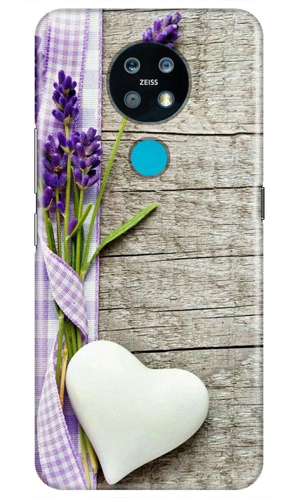 White Heart Case for Nokia 6.2 (Design No. 298)