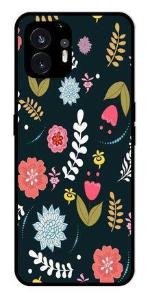 Floral Pattern2 Metal Mobile Case for Nothing Phone 2