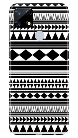 Black white Pattern Case for Realme Narzo 20