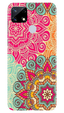 Rangoli art Mobile Back Case for Realme Narzo 20 (Design - 6)