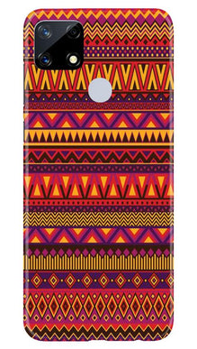 Zigzag line pattern2 Mobile Back Case for Realme Narzo 20 (Design - 10)