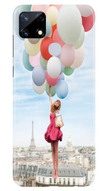 Girl with Baloon Mobile Back Case for Realme Narzo 20 (Design - 84)