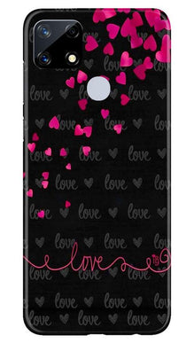 Love in Air Mobile Back Case for Realme Narzo 20 (Design - 89)