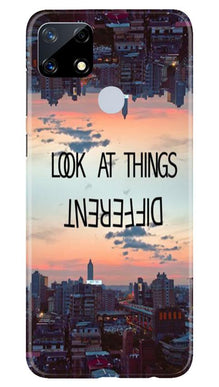 Look at things different Mobile Back Case for Realme Narzo 20 (Design - 99)