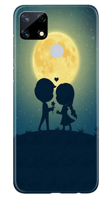 Love Couple Mobile Back Case for Realme Narzo 20  (Design - 109)