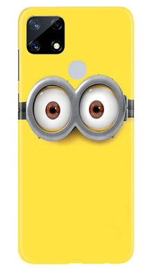 Minions Mobile Back Case for Realme Narzo 20  (Design - 128)