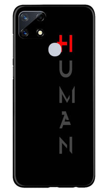 Human Mobile Back Case for Realme Narzo 20  (Design - 141)
