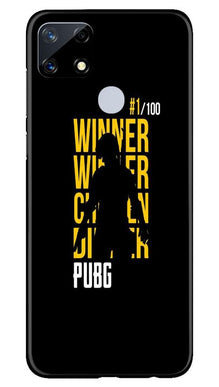 Pubg Winner Winner Mobile Back Case for Realme Narzo 20  (Design - 177)