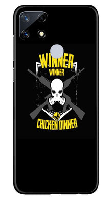 Winner Winner Chicken Dinner Mobile Back Case for Realme Narzo 20  (Design - 178)