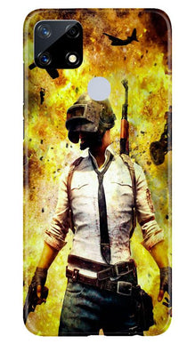 Pubg Mobile Back Case for Realme Narzo 20  (Design - 180)