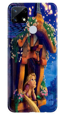 Cute Girl Mobile Back Case for Realme Narzo 20 (Design - 198)