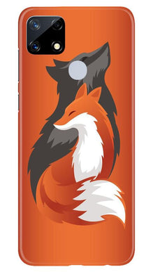 Wolf  Mobile Back Case for Realme Narzo 20 (Design - 224)