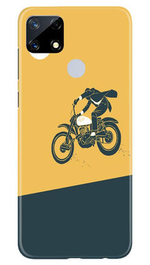 Bike Lovers Mobile Back Case for Realme Narzo 20 (Design - 256)