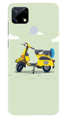 Vintage Scooter Mobile Back Case for Realme Narzo 20 (Design - 260)