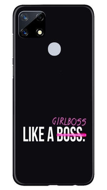 Like a Girl Boss Mobile Back Case for Realme Narzo 20 (Design - 265)
