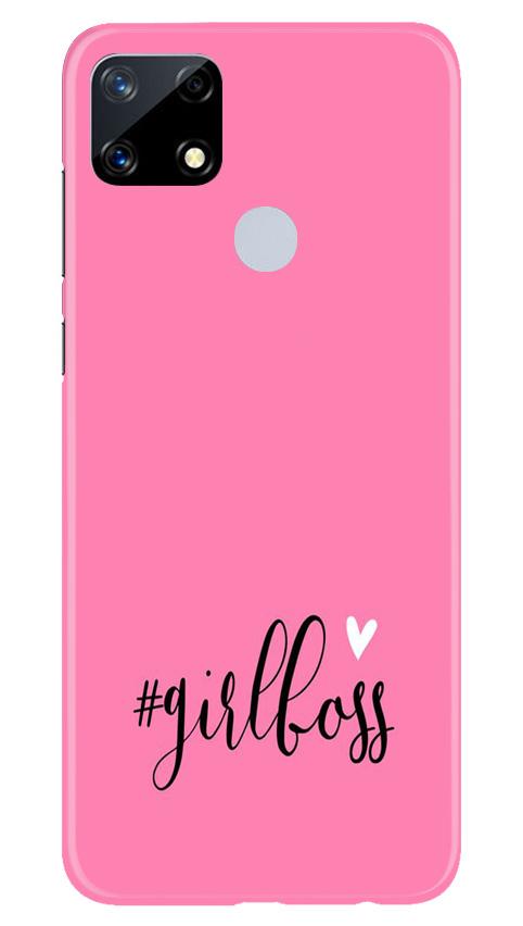 Girl Boss Pink Case for Realme Narzo 20 (Design No. 269)