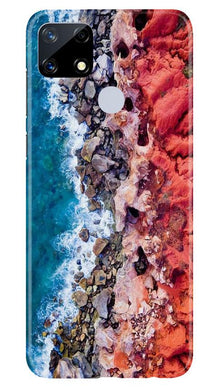Sea Shore Mobile Back Case for Realme Narzo 20 (Design - 273)