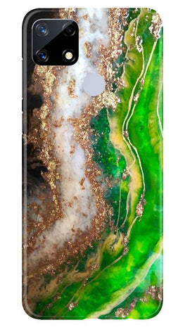 Marble Texture Mobile Back Case for Realme Narzo 20 (Design - 307)