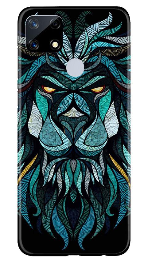 Lion Mobile Back Case for Realme Narzo 20 (Design - 314)
